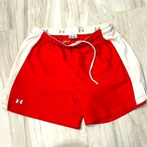 Hardly worn girls UA shorts S